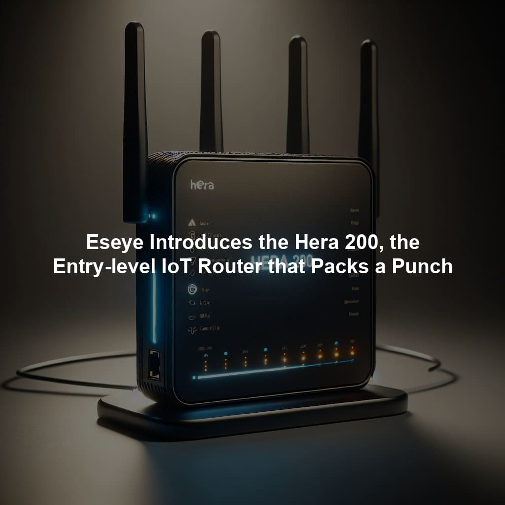 Eseye Introduces the Hera 200, the Entry-level IoT Router that Packs a ...