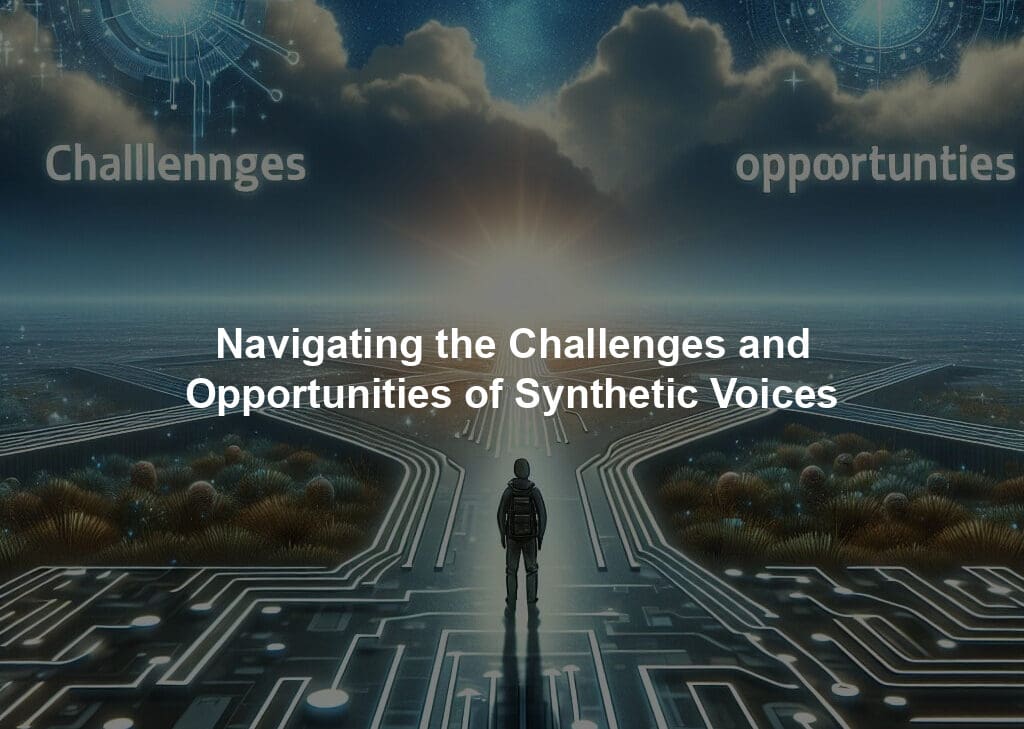Navigating the Challenges and Opportunities of Synthetic Voices