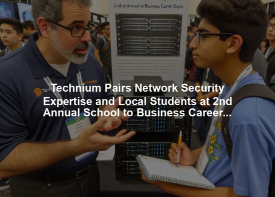 Technium Pairs Network Security Expertise and Local Students at 2nd Annual School to Business Career Expo