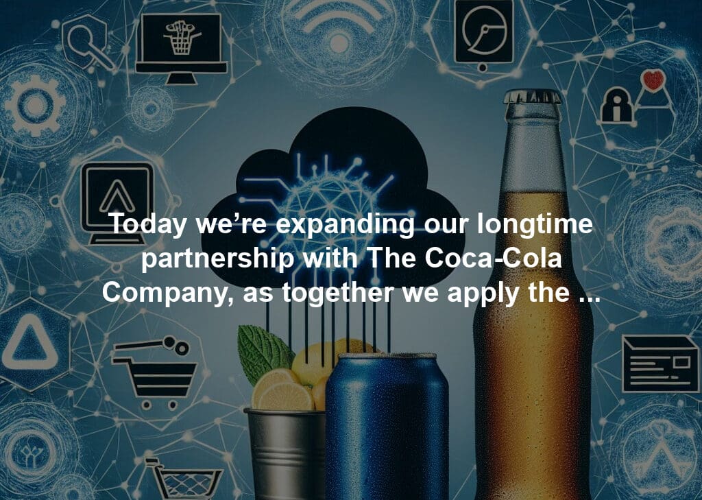 Today we’re expanding our longtime partnership with The Coca-Cola Company, as together we apply the power of the Microsoft Cloud and Copilot for Microsoft 365 to accelerate their AI transformation.