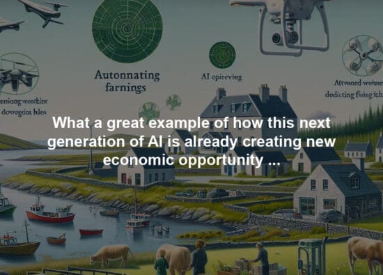 What a great example of how this next generation of AI is already creating new economic opportunity everywhere, including in rural communities like Inishbofin.